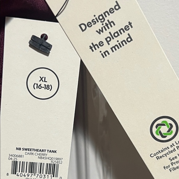 No Boundaries Purple Dark Cherry Camisole Top with Black Lace XL - Picture 4 of 7